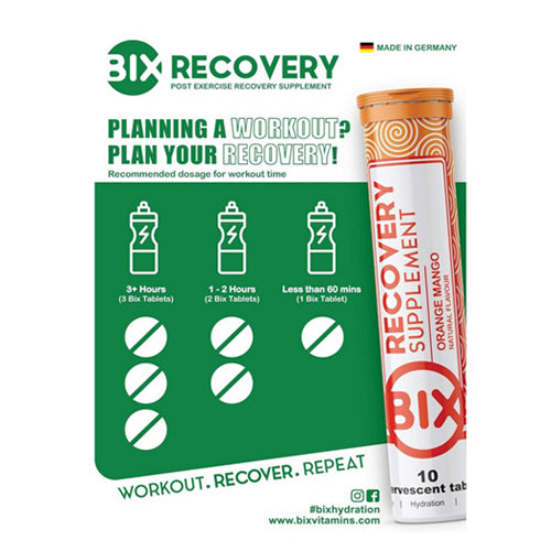 BIX - Recovery Supplement (Mixed Berry Flavour) - Box of 8 Tubes