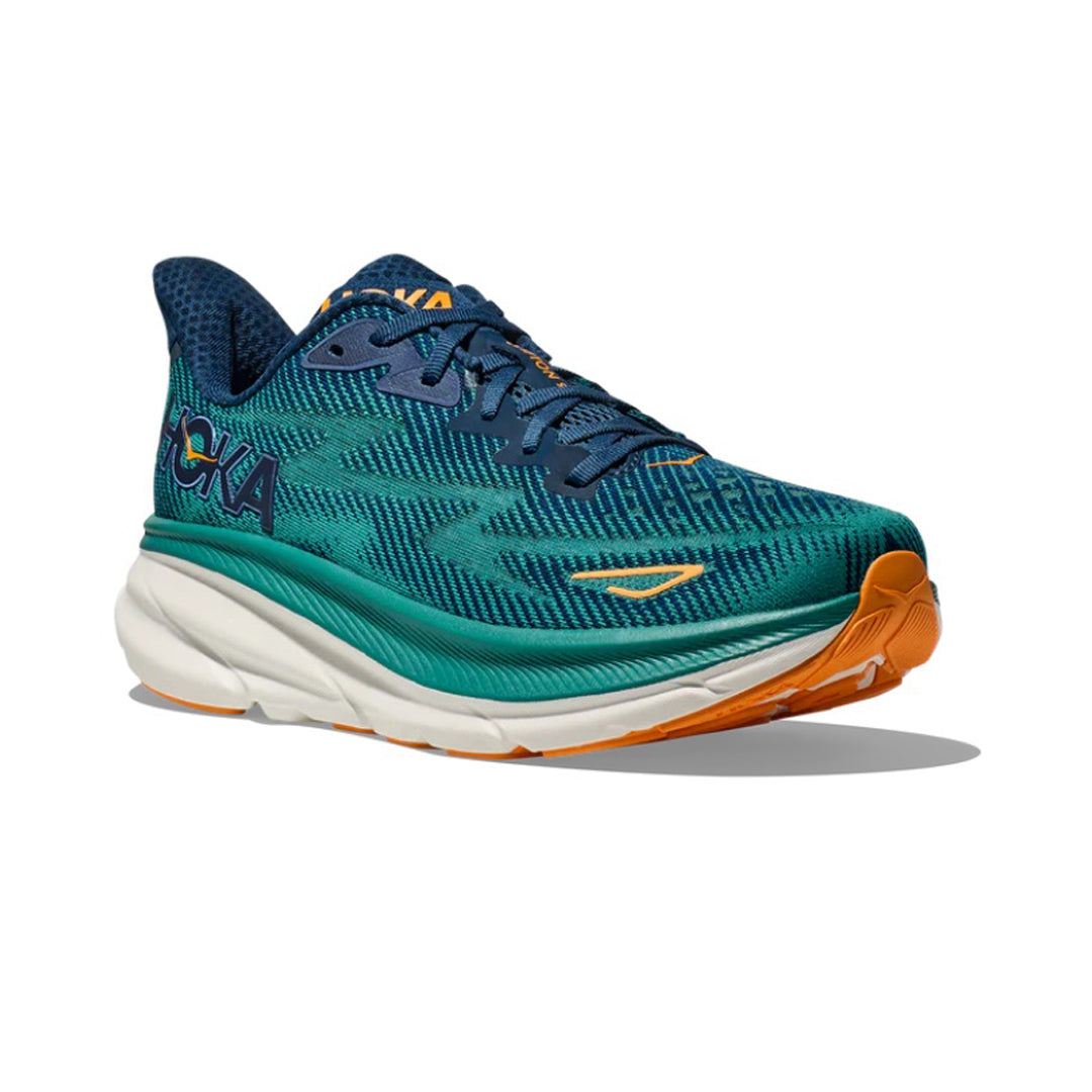 HOKA - Clifton 9 - Wide 2E - Midnight/Oceanic - Men's