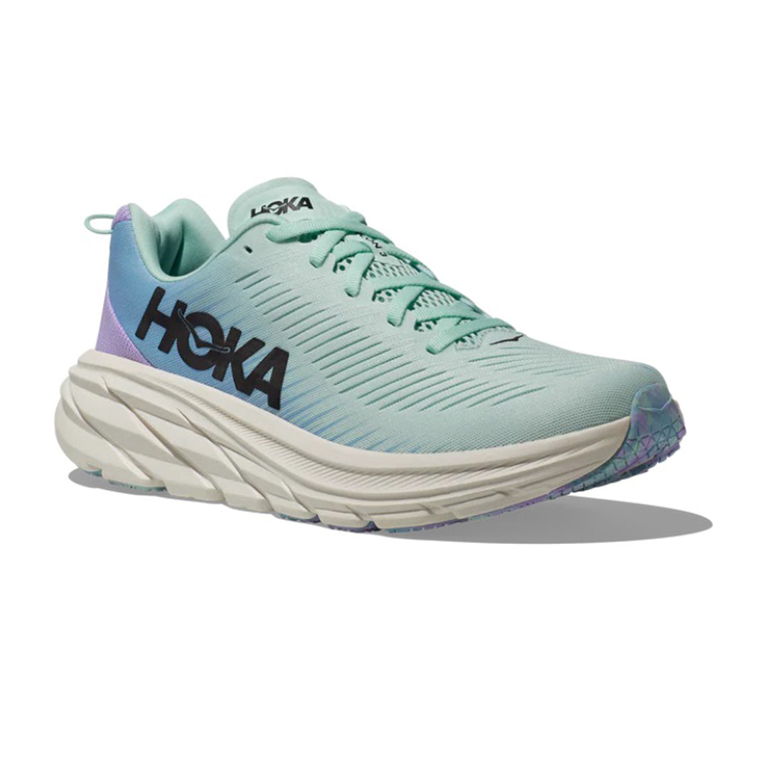 HOKA - Rincon 3 - Wide (D) - Sunlit Ocean/Airy Blue - Women's