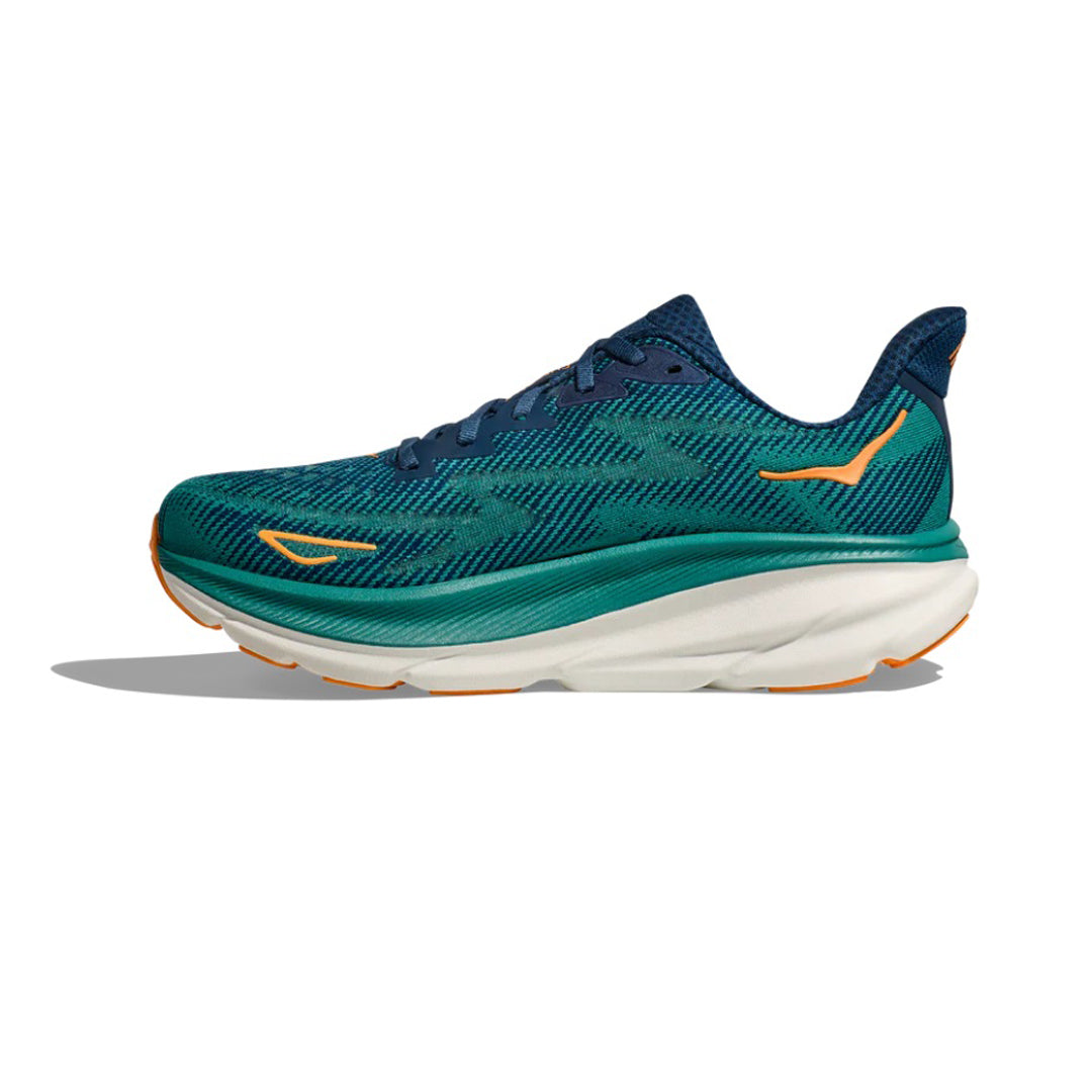 HOKA - Clifton 9 - Wide 2E - Midnight/Oceanic - Men's