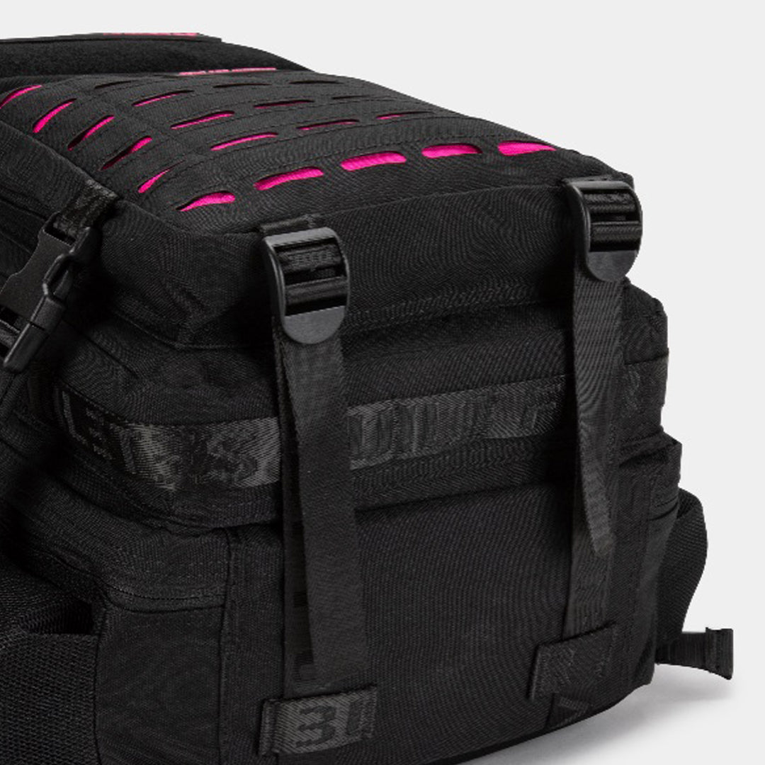 Built for Athletes - Gym Backpack - 25L (Medium) - Black & Pink