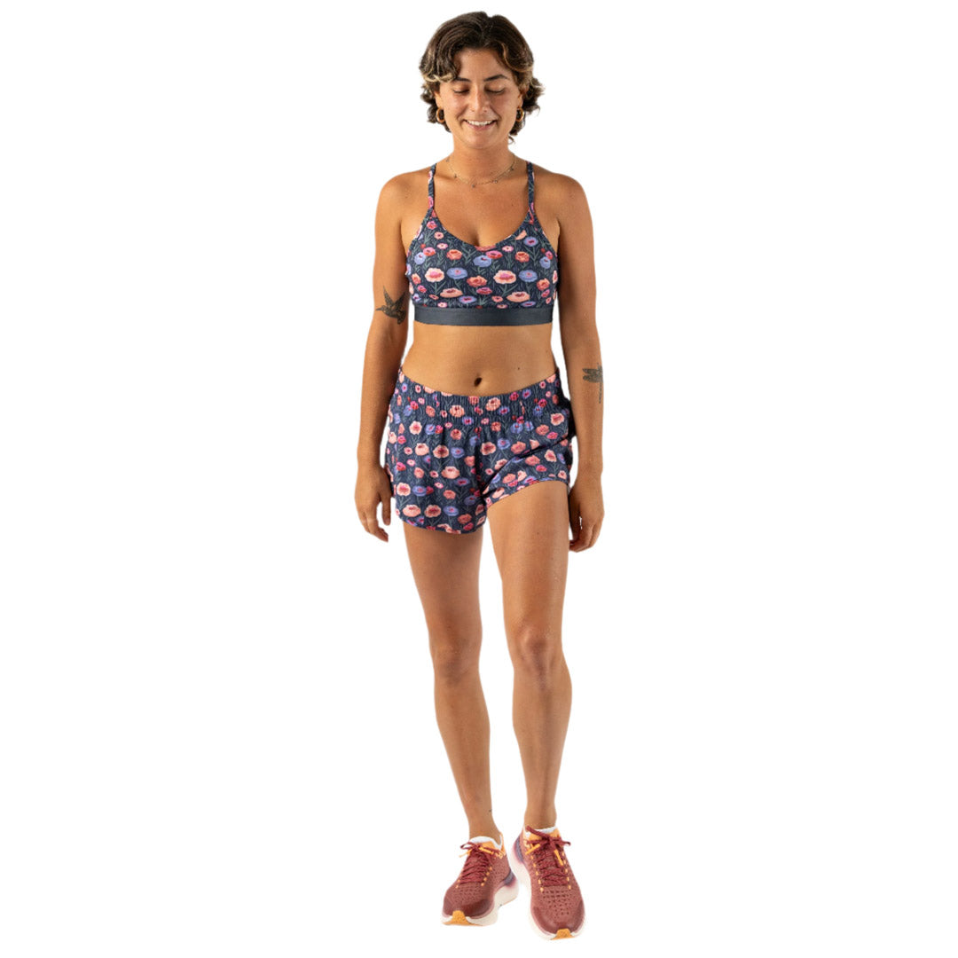 rabbit - Strappy Pocket Bra - Eclipse Poppy - Women's