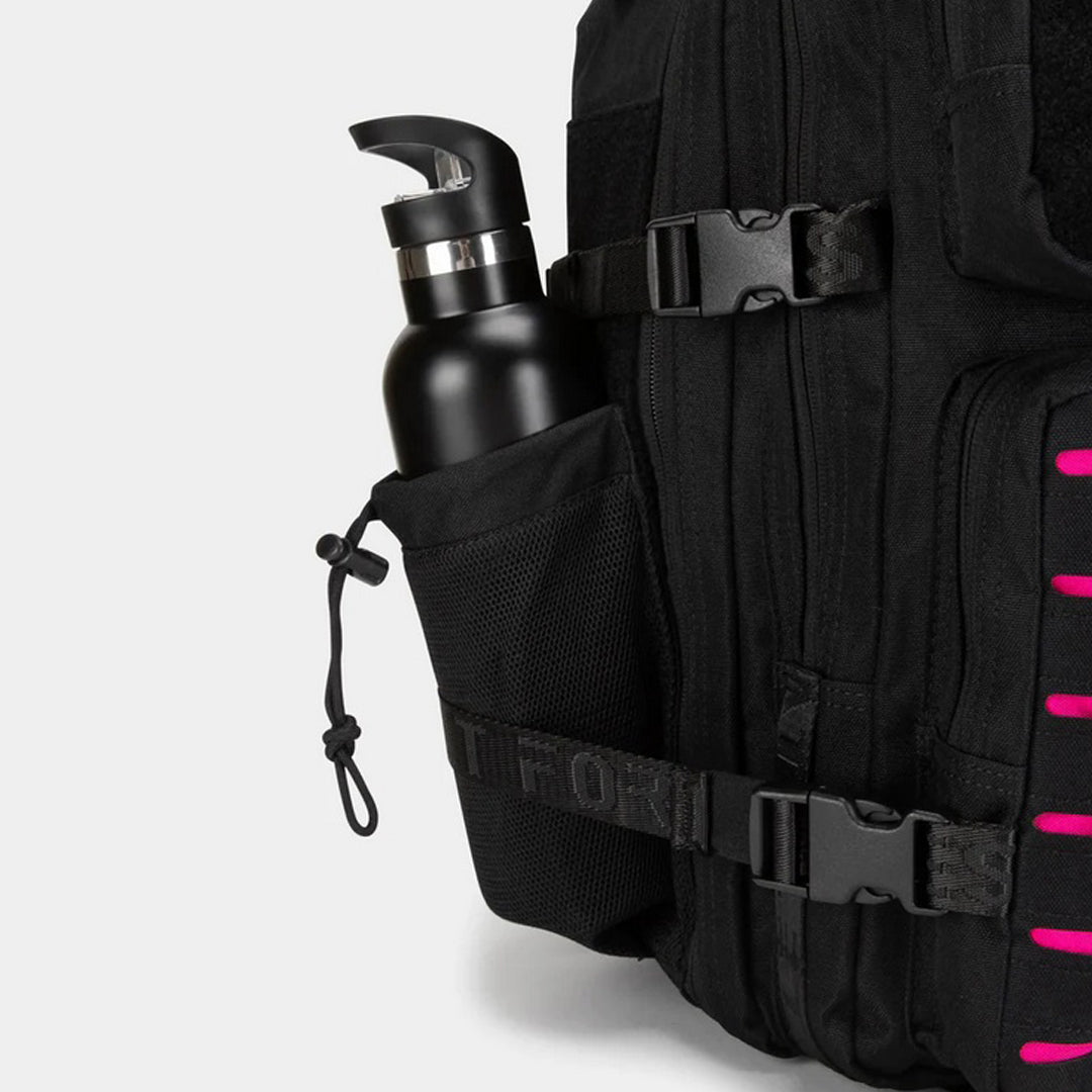 Built for Athletes - Gym Backpack - 25L (Medium) - Black & Pink