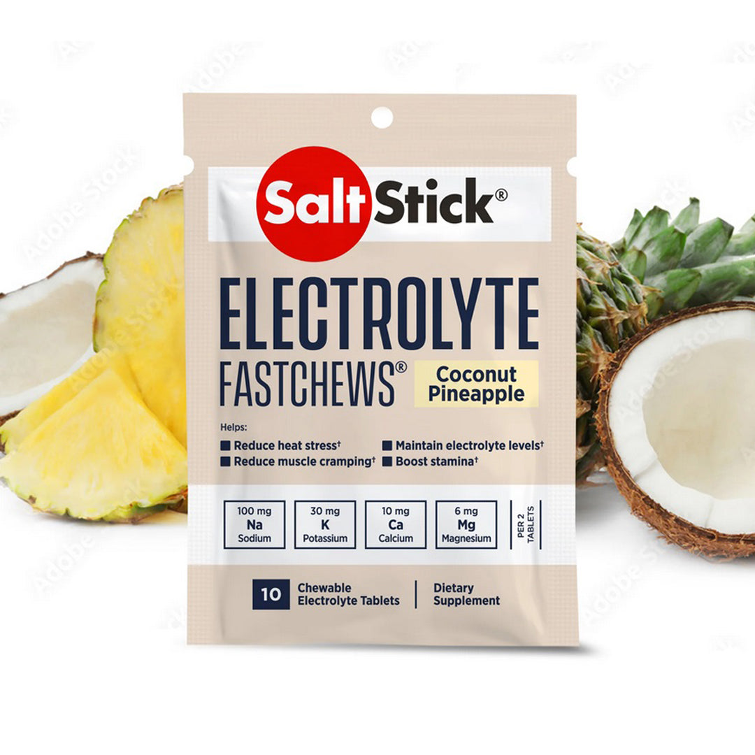 SaltStick - FastChews - Coconut Pineapple - 60 Tablets Bottle