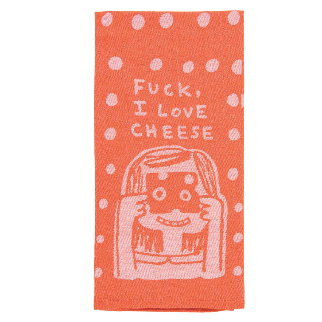 Blue Q - Dish Towel - Fxxk, I Love Cheese