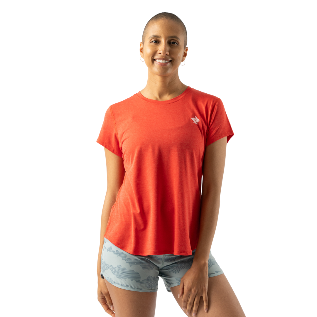 rabbit - On The Go Tee - Grenadine - Women's