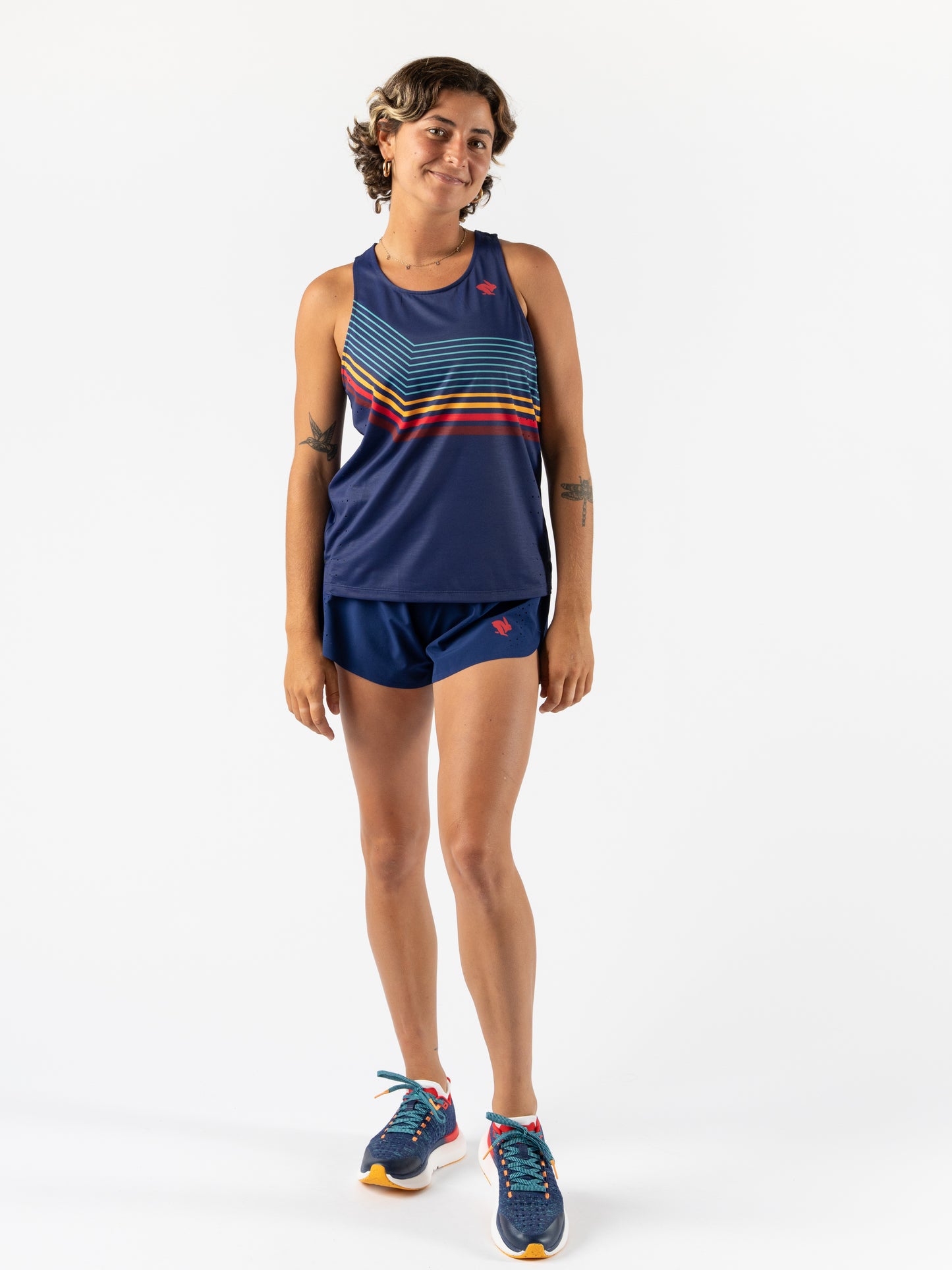 rabbit - Race Pace Tank - Beacon Blue Speed - Women's