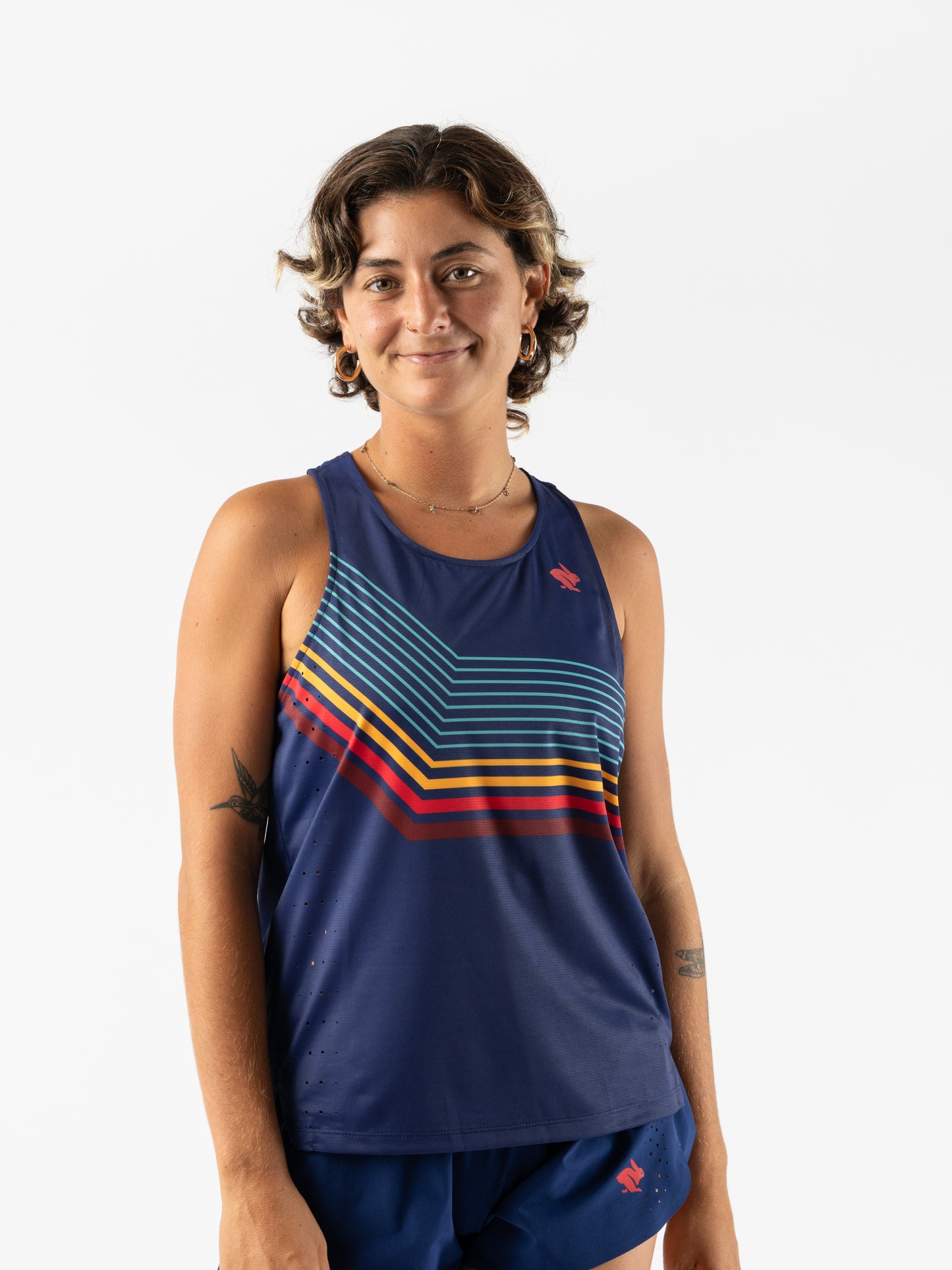 rabbit - Race Pace Tank - Beacon Blue Speed - Women's