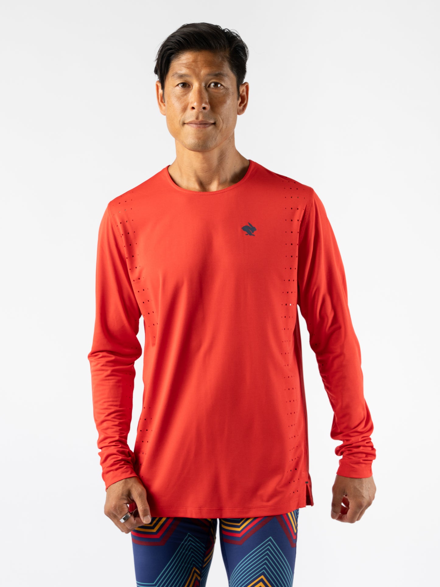 rabbit - Race Pace Tee LS - Fiery Red - Men's