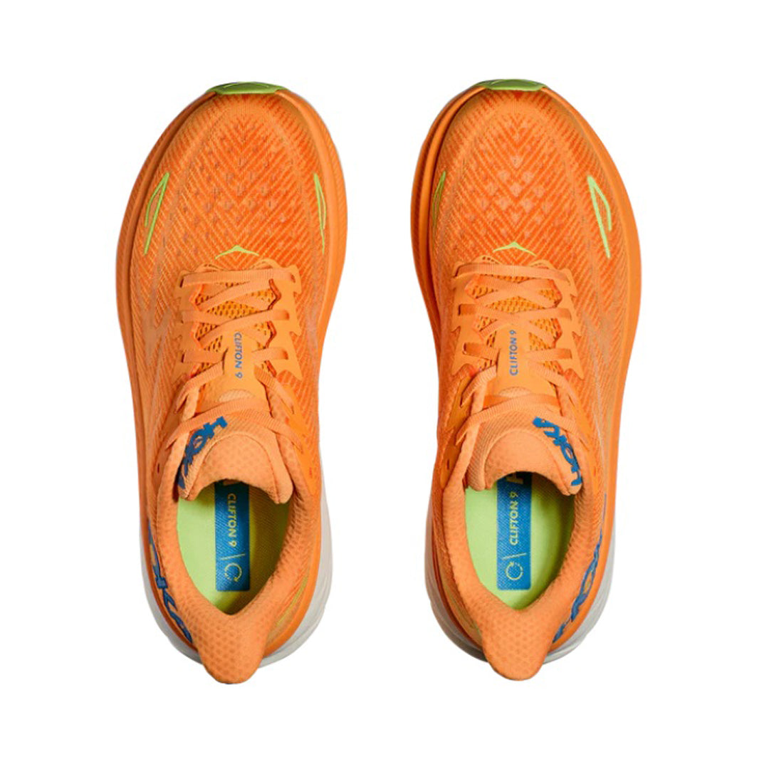 HOKA - Clifton 9 - Solar Flare/Lettuce - Men's