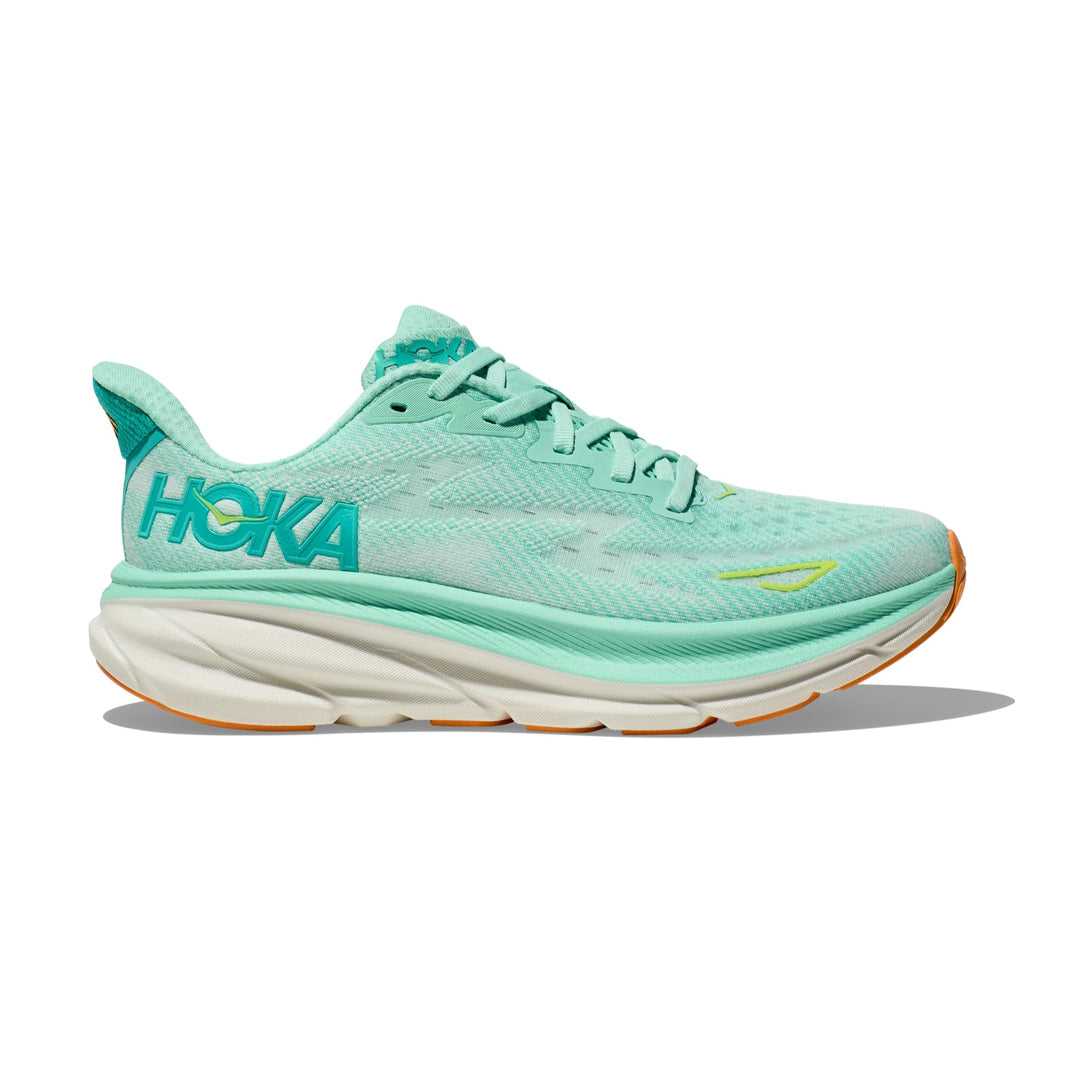 Red Dot Running Company HOKA Clifton 9 Standard B Sea Foam Aqua Breeze Women s