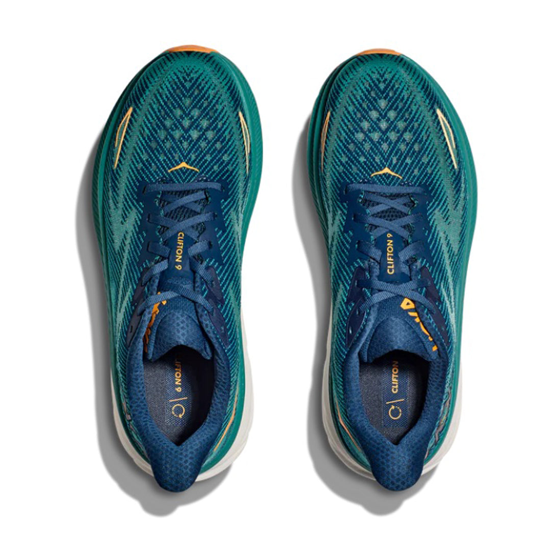 HOKA - Clifton 9 - Wide 2E - Midnight/Oceanic - Men's