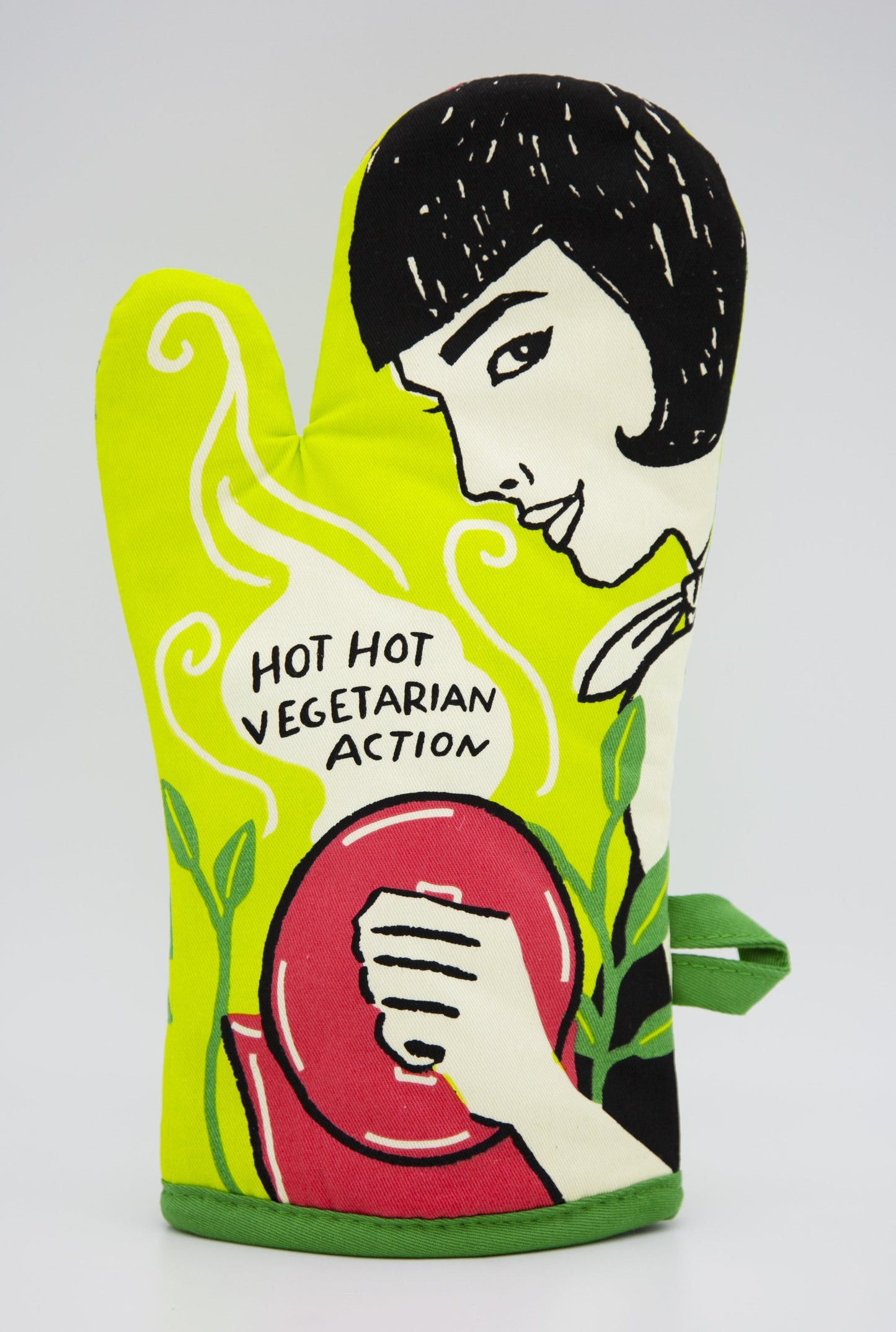 Blue Q - Oven Mitt - Hot, Hot Vegetarian Action