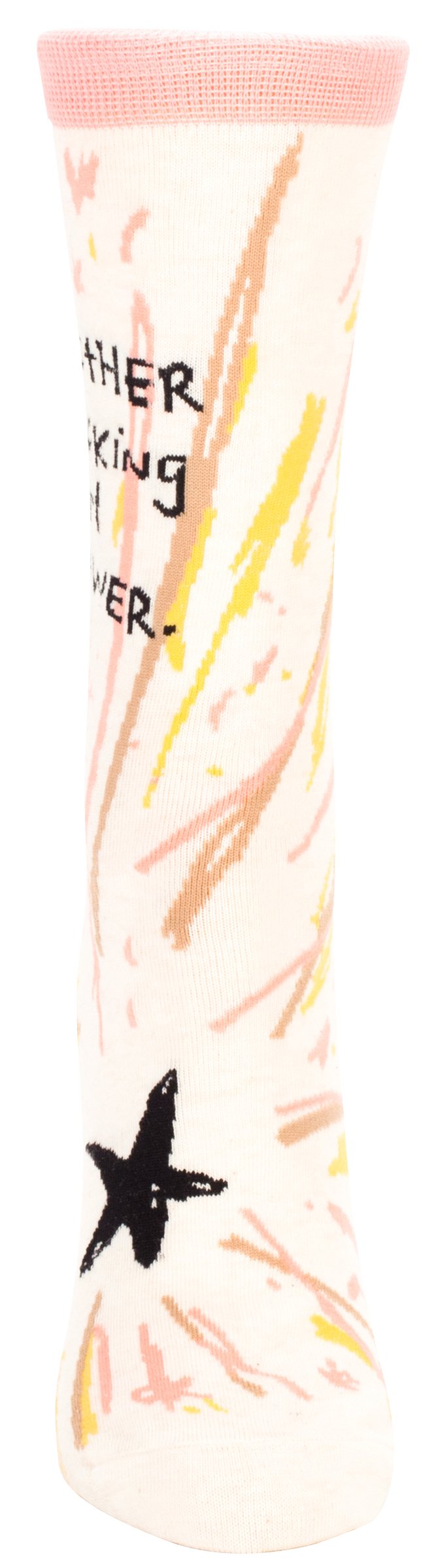 Blue Q-  Women's Crew Socks - Mother Fxxking Girl Power