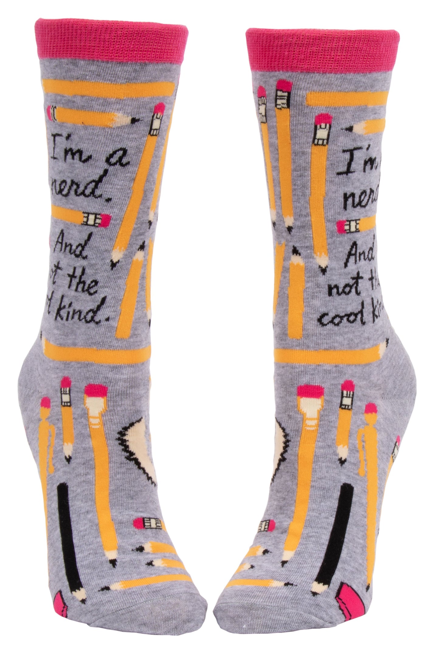 Blue Q - Women's Crew Socks - I'm A Nerd