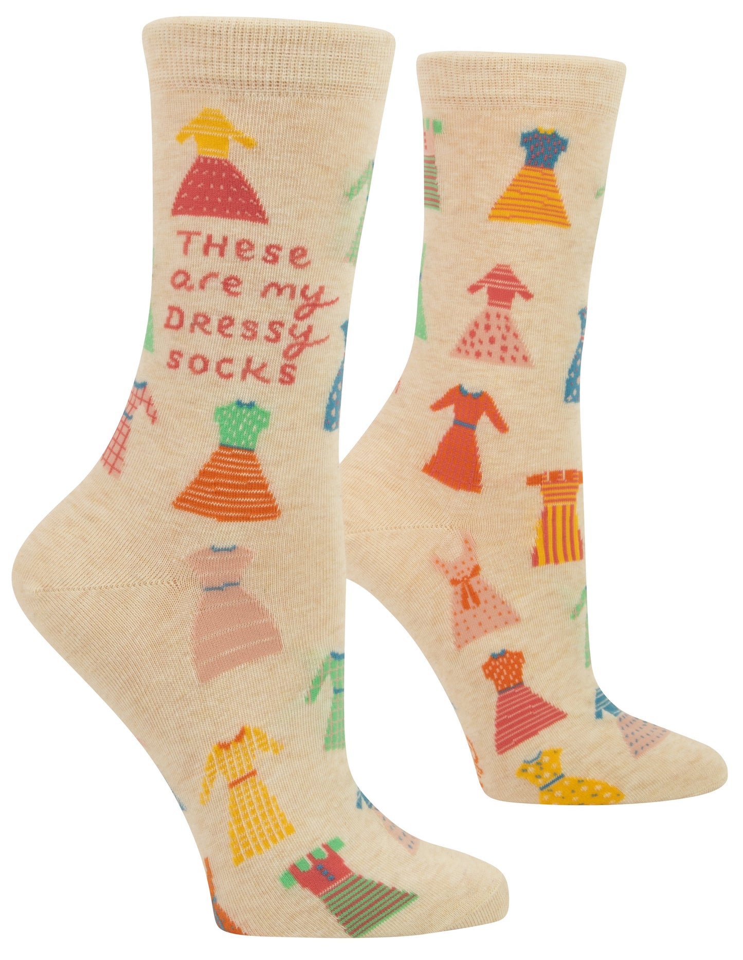 Blue Q - Women's Crew Socks - These Are My Dressy Socks