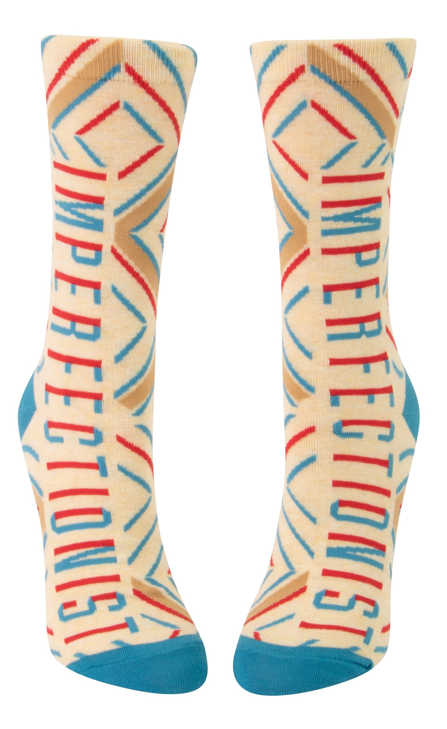 Blue Q - Women's Crew Socks - Imprefectionist