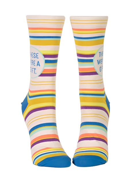Blue Q - Women's Crew Socks - These Were A Gift