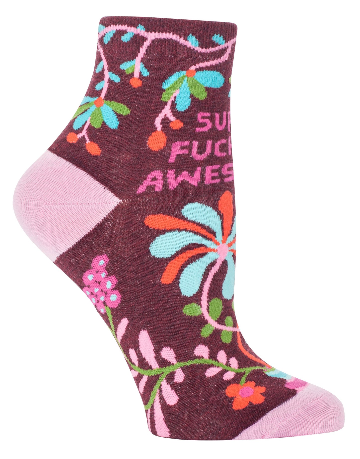 Blue Q - Women's Ankle Socks - Super Fxxking Awesome