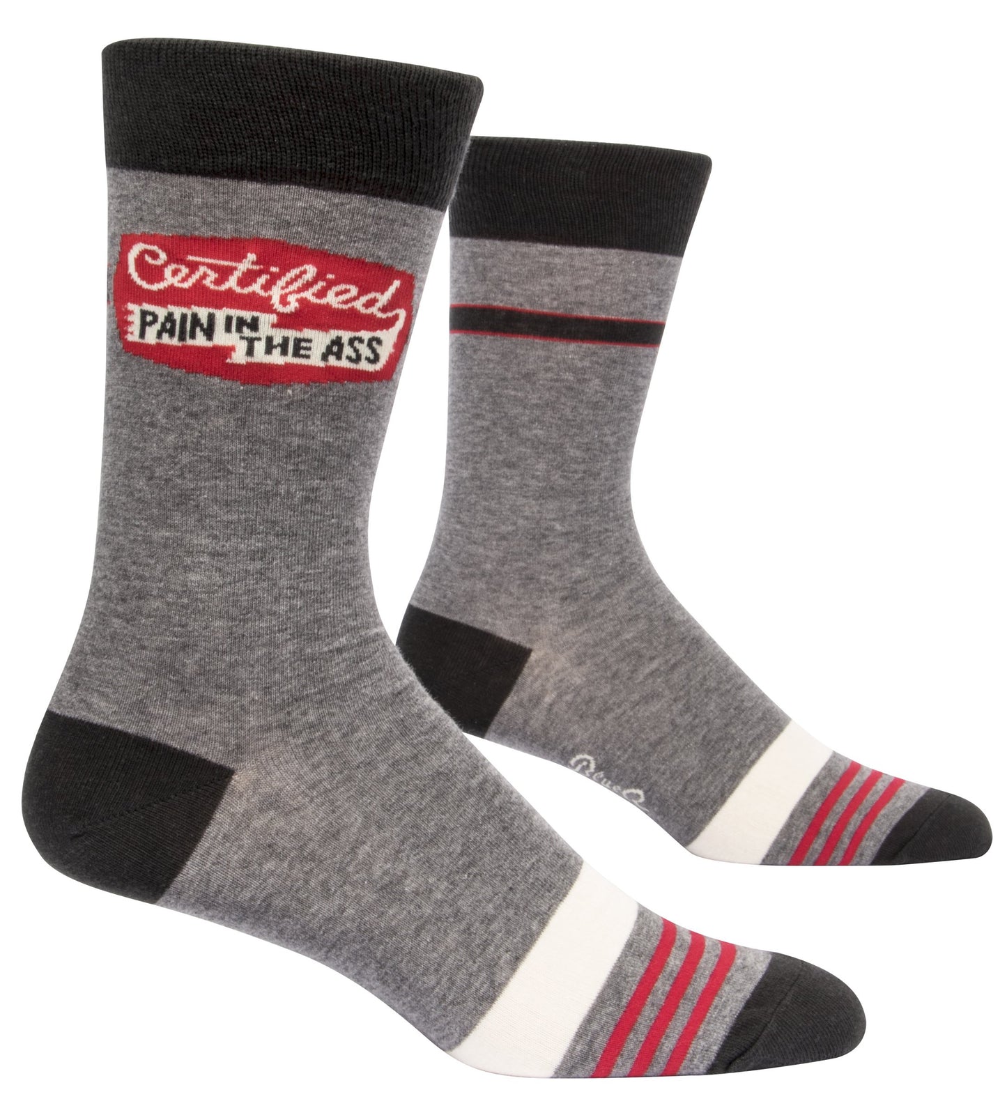 Blue Q - Men's Crew Socks - Certified Pain in the Axx