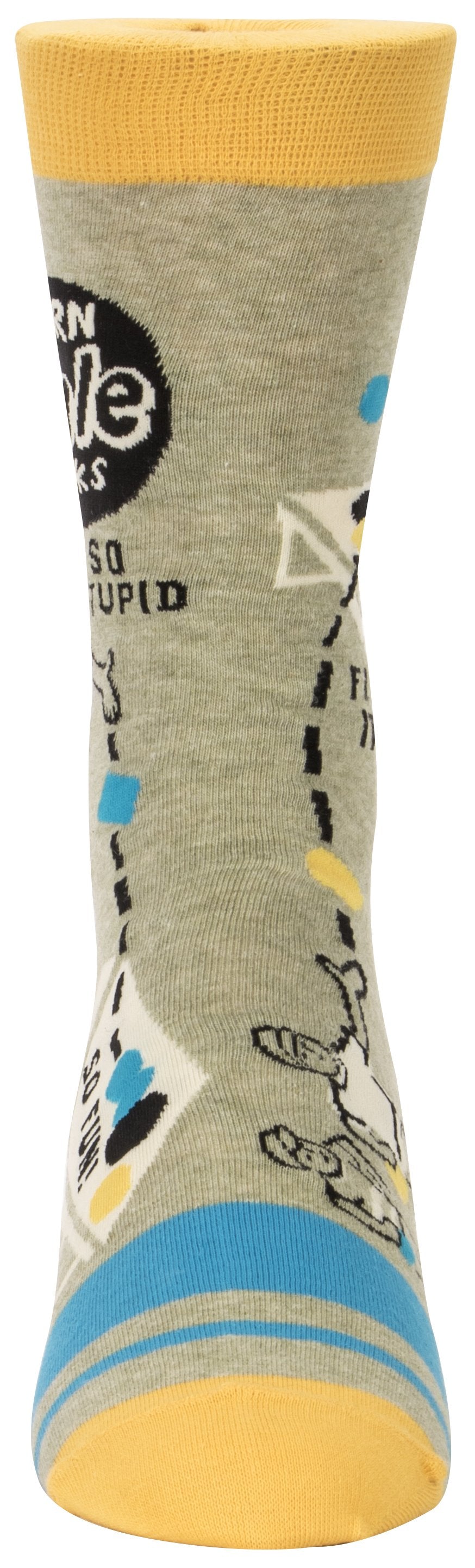 Blue Q - Men's Crew Socks - Corn Hole