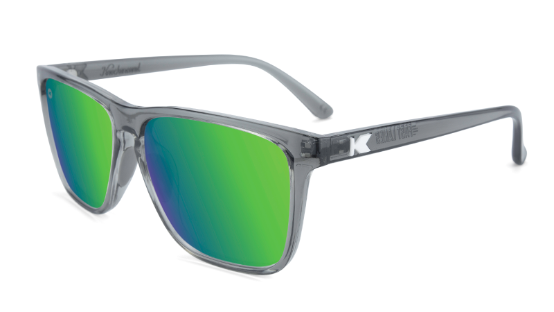 Knockaround - Fast Lanes Sport - Clear Gray / Green Moonshine (Polarised)