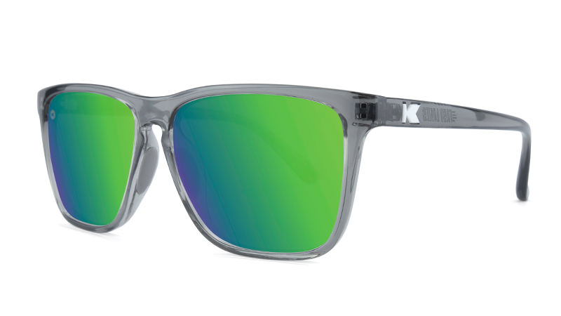 Knockaround - Fast Lanes Sport - Clear Gray / Green Moonshine (Polarised)